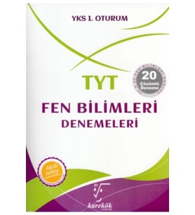 Karekök Yayıncılık Karekök TYT Fen Bilimleri Denemeleri (Yeni) (Çok Renkli)