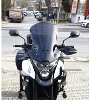 MOTOCAM Honda VFR 1200 Ön Cam 2012-2015 Model 50cm Siyah Renkli 4mm