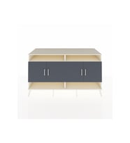 Kronos Konsol 6 Raflı 4 Kapaklı 176x59x99 Aytaşı-Antrasit/Çam