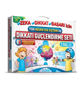 Dikkati Güçlendirme Seti Anasınıfı – 3 Yaş Neuro-Via