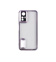 Xiaomi Redmi Note 12S Uyumlu Kılıf Kamera Korumalı Logo Gösteren Zore Omega Kapak