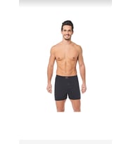 SEHER YILDIZI 0008 ERKEK DÜZ BOXER 3 ADET (Siyah)