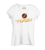 Flash Beyaz Kadın Tshirt