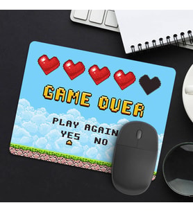 Klasik Game Over Mousepad