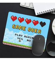 Klasik Game Over Mousepad