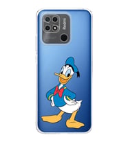 Redmi 10c  Kamera korumalı Kapak Donald Duck Tasarımlı  Şeffaf Kılıf