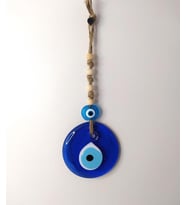 Cam Nazar Kötü Göz Kovucu Hand Made Ağaç Duvar Dekorasyonu Hasır Nazarlık Duvar Ağaç Ev Süsü