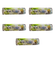 Canhome Mavi Büyük Boy Battal 75x90 Cm. 30 Litre Çöp Torbası Poşeti - 10 Adetlik 5 Rulo
