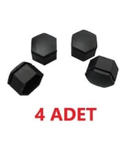 Opel Astra H Siyah Bijon Kapağı 17x23mm (4 Adet)