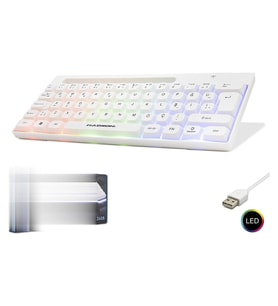 Mini Klavye Led - Beyaz HDX2608