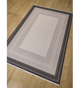 GABARDİN HALI ALESSA 8001 KREM GRİ MODERN SALON HALISI 160X230 CM