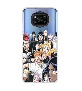 Poco X3 PRO / X3 NFC Uyumlu Bleach Tasarımlı Şeffaf Telefon Kılıfı
