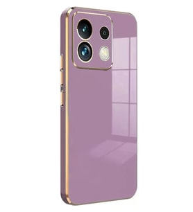 Newface Xiaomi Poco M6 Pro 4G Kılıf Volet Silikon - Mor