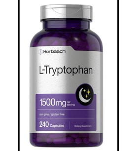 Horbäach  L Tryptophan 1500mg  240 Capsul. Usa Menşei.OZELSPORCUGIDALARIN'DAN 3643 (Renksiz)