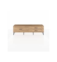 Arges TV Ünitesi 3 Çekmeceli  176x30x51 Çam-Çam