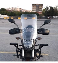 MOTOCAM Honda NC 700 750 S Ön Cam 2012-2020 Model 50cm Şeffaf Renkli 4mm ORTA BOYLU