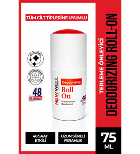 Deodorizing Roll On Terleme Önleyici Koltuk Altı Roll On (Kırmızı) 75 ML