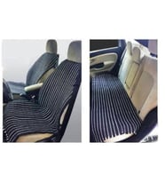 Terletmez Oto Kilim Ön Ve Arka Koltuk Oto Minderi 3Lü Takım Pilot (478099175) (SIYAH-SIYAH-SIYAH)