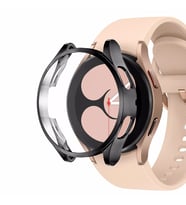 Microsonic Samsung Galaxy Watch 4 44mm Kılıf 360 Full Round Soft Silicone Siyah
