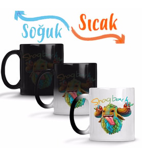 Shagbark Sihirli Kupa Bardak Porselen