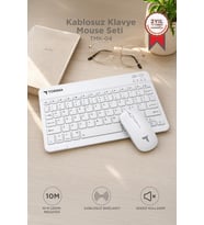 Torima Kablosuz Klavye Mouse Seti TMK04 Beyaz