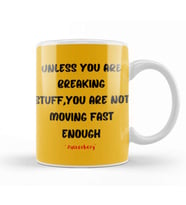 Mark Zuckerberg Quotes   Entrepreneurs Motivation İnspiration Success Gifts Kupa Bardak Porselen