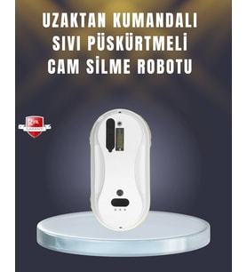 2800 Pa Güçlü Emişli Akıllı Cam Temizleyici Robot