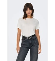 Only ONLIRINA S/S O-NECK TOP JRS NOOS Beyaz Kadın T-Shirt 15349079