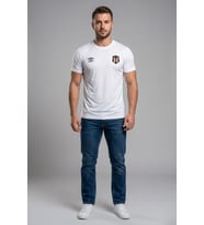 Beşiktaş Umbro Beşiktaş Antrenman Beyaz  Pamuklu T-Shirt