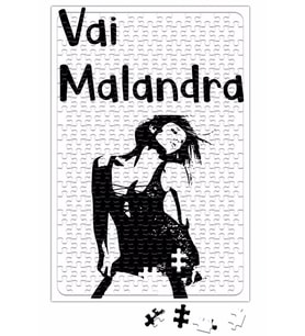 Anitta Vai Malandra Puzzle 240 Parça Yapboz
