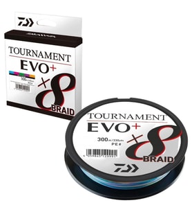 Daiwa Tournament EVO+ 8B Multicolor İp Misina 300 mt MultiColor-0,20 mm (Çok Renkli)