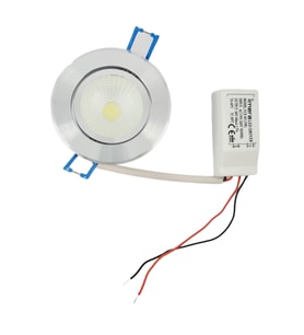 5 WATT LED SPOT TRAFOLU KROM KASA BEYAZ IŞIK (YCE-N5) ( 2 ADET ) (Beyaz - Beyaz)