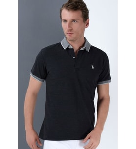 T8566 DEWBERRY ERKEK T-SHIRT-ANTRASİT