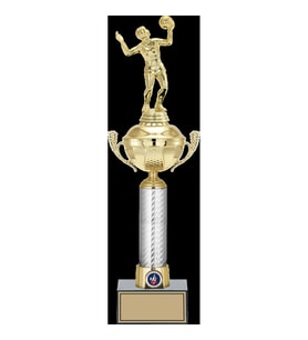 ODAK KUPA - Figürlü Kupalar - Voleybol Kadın Figürlü Kupalar FG-058 A - 46 cm