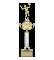ODAK KUPA - Figürlü Kupalar - Voleybol Kadın Figürlü Kupalar FG-058 A - 46 cm