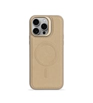 iPhone 17 GripStand MagSafe Deri Kılıf Krem