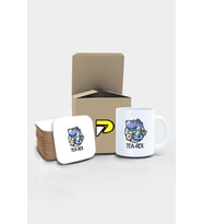 Tea-Rex Dinazor Komik Tasarımlı Baskılı Kupa Bardak Seti