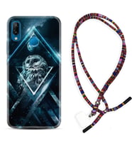 Huawei P20 Lite Mate 10 20 Lite Pro P40 Lite KılıfBoyun Asklı Rasta Silikon Old Owl 1649