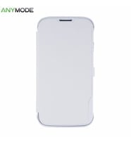 Anymode i9500 Galaxy S4 ile Uyumlu Folio Cover Kılıf Beyaz