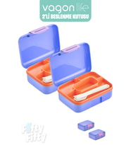 Vagonlife 2’li Beslenme Kutusu ( Seçtiğiniz Renkte 2 Adet Gönderilir )