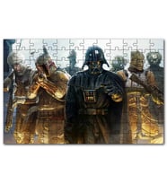 Cakapuzzle Darth Vader ve Ödül Avcıları Puzzle Yapboz MDF (Ahşap) (120 Parça)