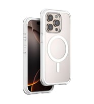 Northcity iPhone 15 Pro Max ile Uyumlu Hulk Magsafe Kılıf - Beyaz, Darbe Korumalı ve Hava Yastığı Teknolojili