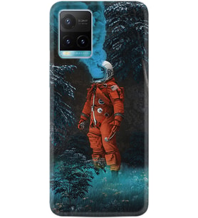 Vivo Y11S Y21S Y20 Y20S Y70 Kılıf Desemli Silikon Astronot Smoke 1769