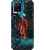 Vivo Y11S Y21S Y20 Y20S Y70 Kılıf Desemli Silikon Astronot Smoke 1769