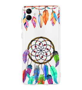 PrintiFy Samsung Galaxy  A16 ile Uyumlu 1mm Slim Fit Nazar Boncuğu 6 Baskılı Şeffaf  Kılıf