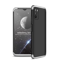 Xiaomi Poco M3 Kılıf Zore Ays Full Koruma Kılıf (Gri)