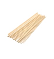 Ahşap Çöp Şiş Çubuğu Uzun DÜZ UÇLU  5 MMX350 MM  (100 Adet)