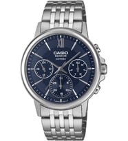 Casio BMS-300D-2AVDF Safir Çizilmez Cam 5 Atm Suya Dayanıklı Metalik Renk Erkek Kol Saati