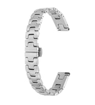 Apple Watch 40mm Kordon Metal İnce Strap Kayış 150 (Gümüş)