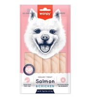 Wanpy Somonlu Tavuklu Krema Köpek Ödülü 5x14g